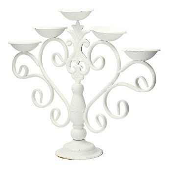Świecznik Irina White 42,5cm, 53 x 14 x 42,5 cm