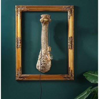 Lampa ścienna Gold Ostrich 72cm, 18,5 x 25 x 72 cm