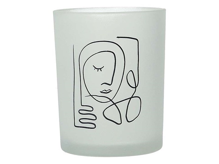 Świecznik Face III 13cm, ⌀10 x 13 cm Szkło Kategoria Świeczniki i świece Kolor Szary