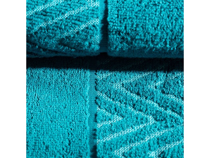 Komplet ręczników Terry 3szt. caribbean blue, komplet 3 szt. 30x50 cm Kolor 70x140 cm 50x100 cm Ręcznik kąpielowy Bawełna Kategoria Ręczniki