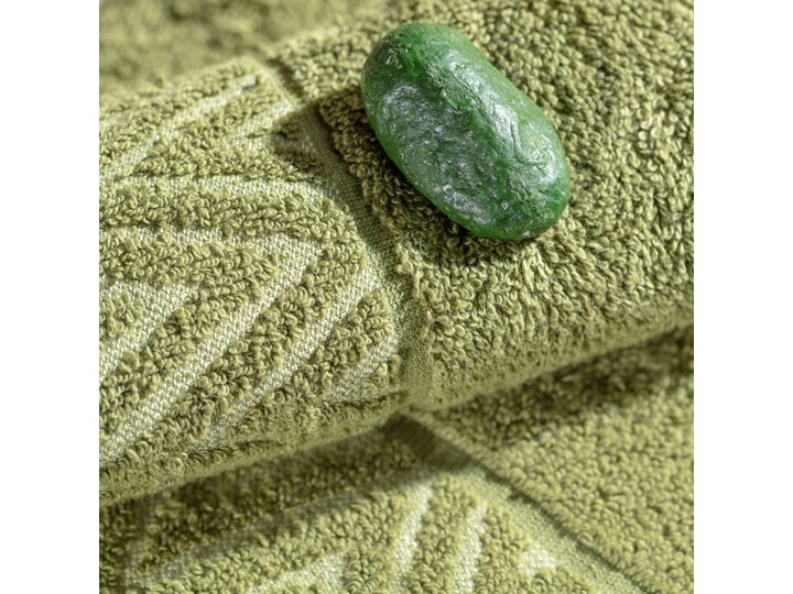 Komplet ręczników Terry 3szt. moss green, komplet 3 szt. Kategoria Ręczniki 30x50 cm Ręcznik kąpielowy 50x100 cm 70x140 cm Bawełna Kolor Zielony