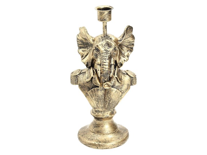 Świecznik Gold Elephant 23cm, 11 x 10 x 23 cm Kategoria Świeczniki i świece Kolor Złoty