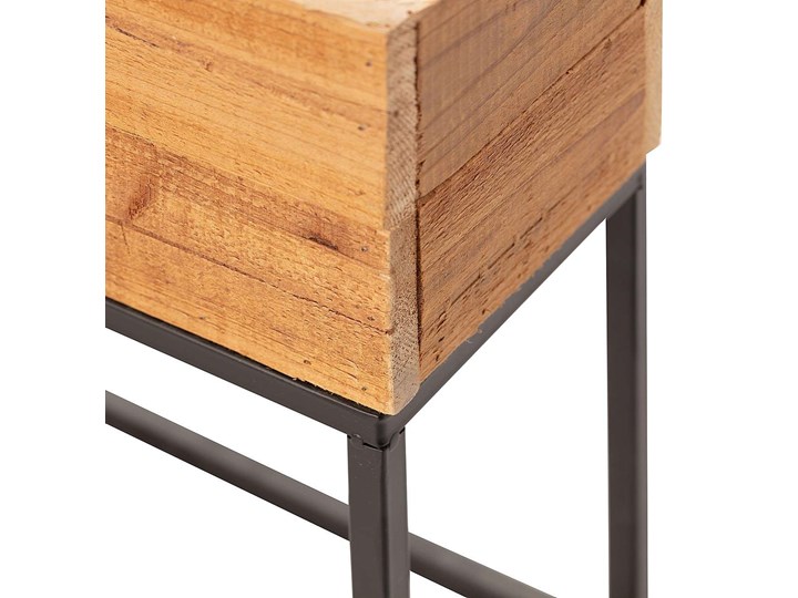 Kwietnik Rune 51x16x41cm, 51 x 16 x 41 cm Metal Drewno Kategoria Doniczki i kwietniki