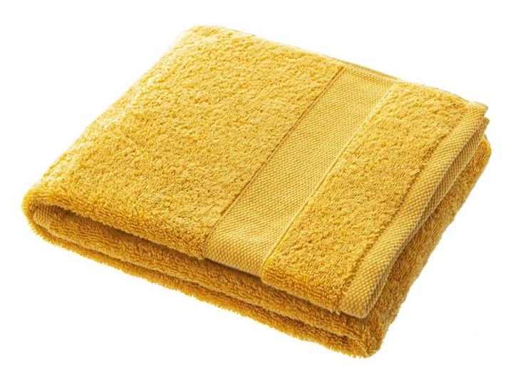 Ręcznik Cairo 50x90cm yellow, 50 x 90 cm Komplet ręczników 70x140 cm Frotte Ręcznik kąpielowy Bawełna 50x90 cm Kolor Żółty