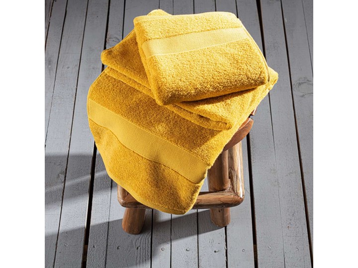 Ręcznik Cairo 50x90cm yellow, 50 x 90 cm Bawełna Ręcznik kąpielowy Kategoria Ręczniki 70x140 cm 50x90 cm Frotte Komplet ręczników Kolor Żółty