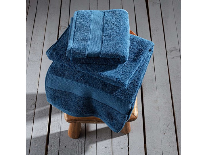 Ręcznik Cairo 50x90cm blue, 50 x 90 cm Komplet ręczników Bawełna Ręcznik kąpielowy 70x140 cm 50x90 cm Frotte Kolor