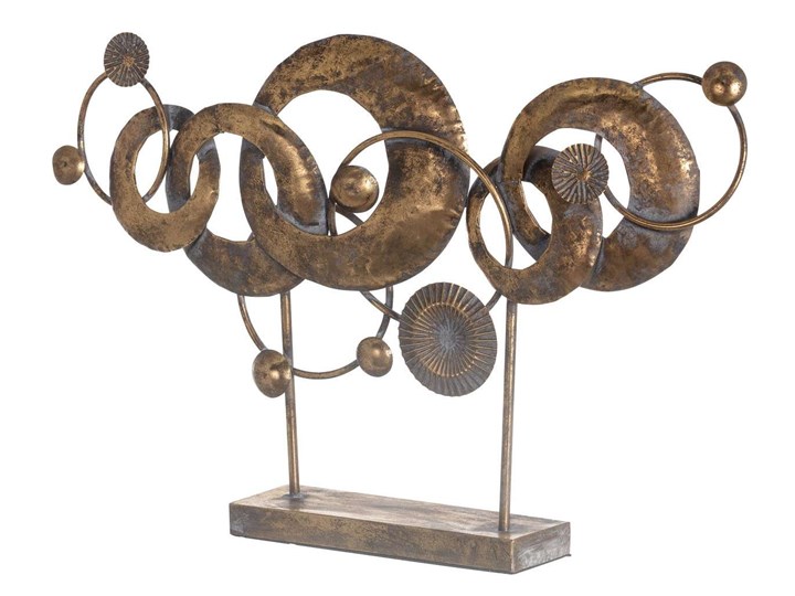 Dekoracja Golden Orbits 50cm, 70 x 10 x 50 cm Metal Kategoria Figury i rzeźby Kolor Złoty