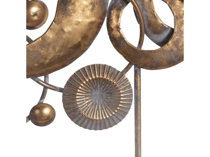 Dekoracja Golden Orbits 50cm, 70 x 10 x 50 cm Metal Kolor Złoty