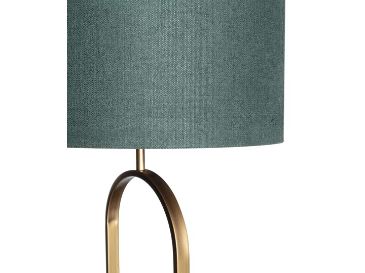 Lampa podłogowa Mira Emerald Green 181cm, 50 x 181 cm Lampa z abażurem Lampa z kloszem Tkanina Kolor Zielony Metal Styl Klasyczny