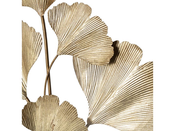 Dekoracja ścienna Golden Ginko Leaves, 60 x 8 x 93 cm Styl Klasyczny