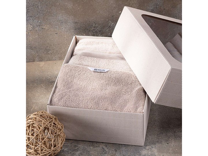 Komplet 3 ręczników Cairo beige, 2 szt. 50 x 90 cm  / 1 szt. 70 x 140 cm Bawełna 70x140 cm Frotte 50x90 cm Komplet ręczników Ręcznik kąpielowy Kategoria Ręczniki