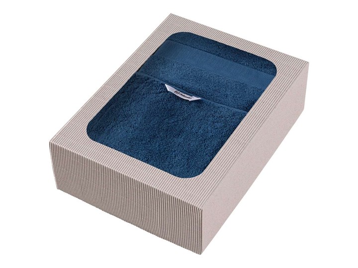 Komplet ręczników Cairo 3 szt. blue, 2 szt. 50 x 90 cm  / 1 szt. 70 x 140 cm 50x90 cm Bawełna Kategoria Ręczniki Ręcznik kąpielowy 70x140 cm Frotte Kolor