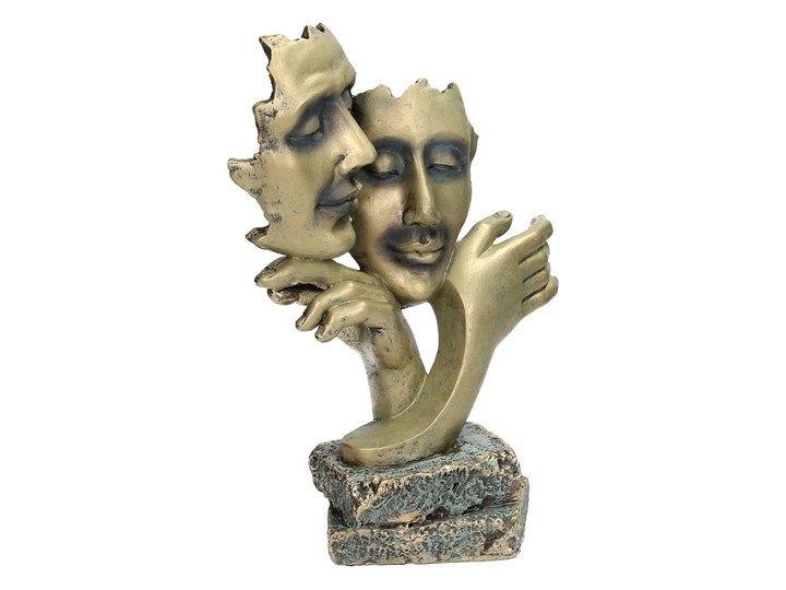 Dekoracja Faces 34cm, 22 x 12 x 34 cm Kategoria Figury i rzeźby Kolor Szary