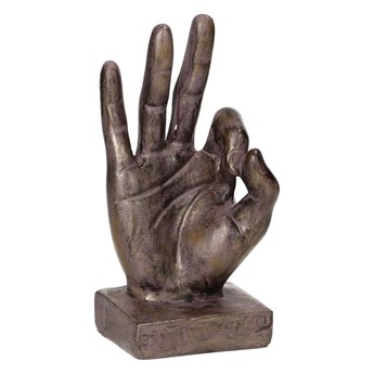 Dekoracja Hand Sign OK 17cm, 8 x 6 x 17 cm