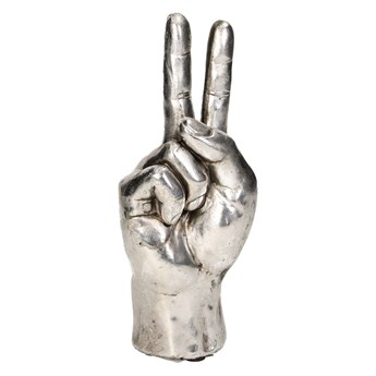 Dekoracja Hand Sign Peace 26cm, 10 x 7,5 x 26 cm