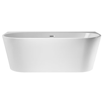 Wanna przyścienna wolnostojąca Corsan E030 Mono, Chromowane / 150 cm