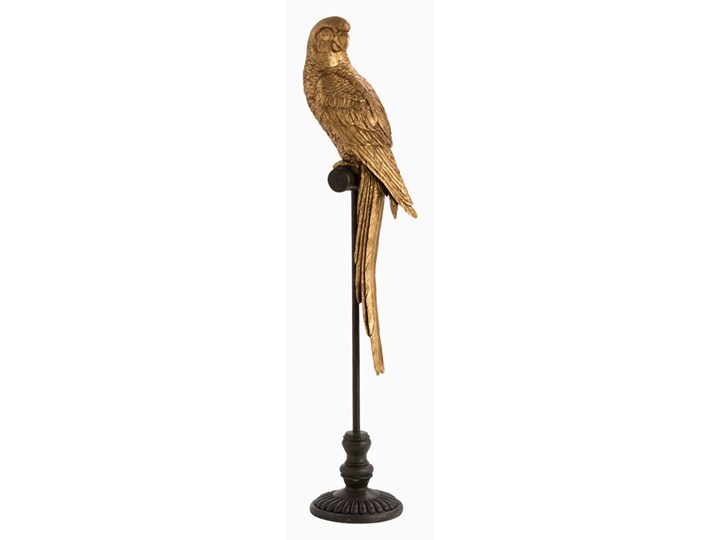 Papuga ozdobna Złoto Brąz Ptaki Kolor Złoty Kategoria Figury i rzeźby