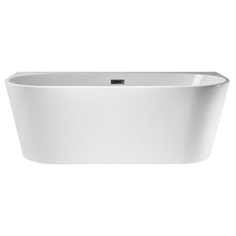 Wanna przyścienna wolnostojąca Corsan E030 Mono, Czarne / 170 cm