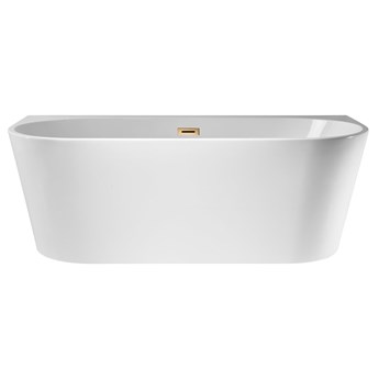 Wanna przyścienna wolnostojąca Corsan E030 Mono, Złoto różowe / 170 cm