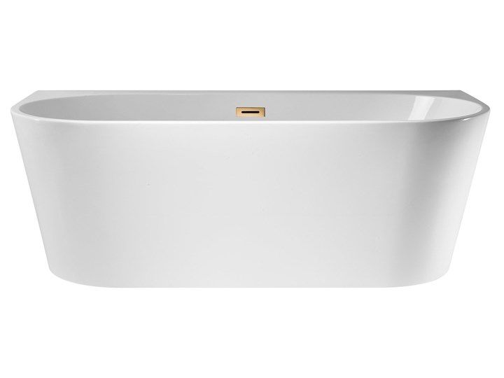 Wanna przyścienna wolnostojąca Corsan E030 Mono, Złoto różowe / 160 cm Stal Wolnostojące Akryl Długość 150 cm Kategoria Wanny