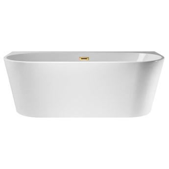 Wanna przyścienna wolnostojąca Corsan E030 Mono, Złote / 170 cm