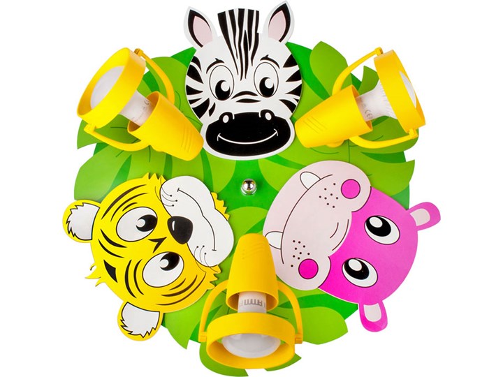 Lampa sufitowa do pokoju dziecka w zwierzątka - S210-Afros Plafon Kategoria Lampy dziecięce