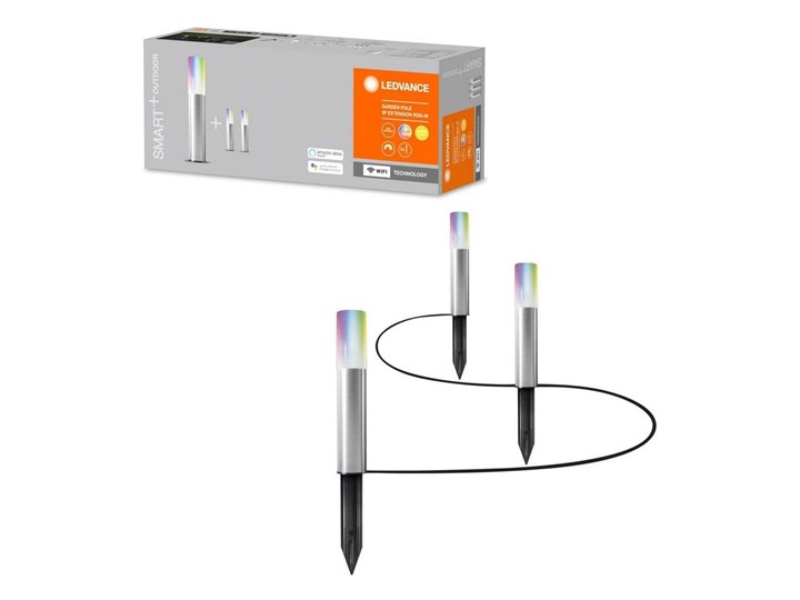 Ledvance - ZESTAW 3× LED RGBW Lampa zewnętrzna SMART+ MINI 3×LED/3,1W/230V IP65 Wi-Fi Kategoria Lampy ogrodowe Lampa stojąca Kolor Srebrny