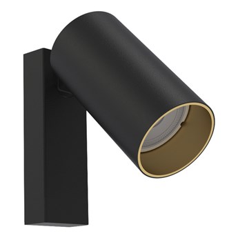 Lampa punktowa kinkiet MONO KINKIET natynkowa 10W | czarny złoty