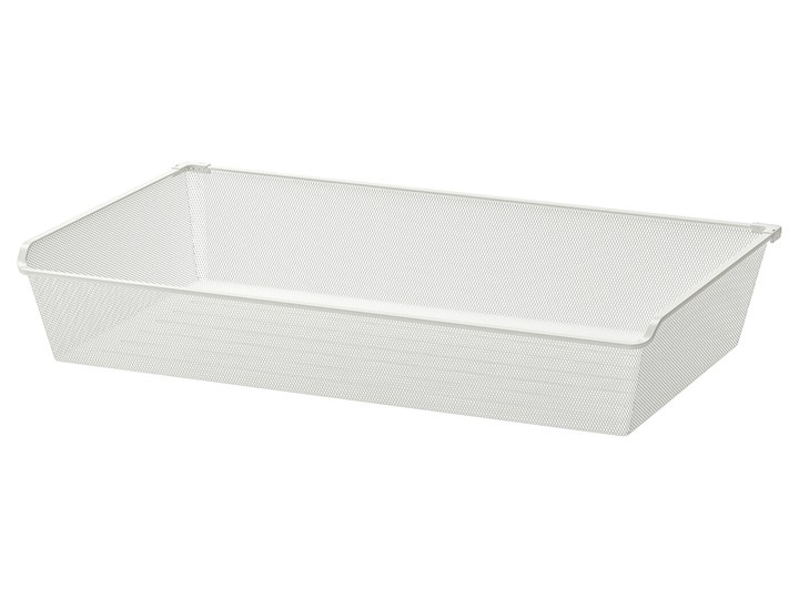 IKEA KOMPLEMENT Kosz druciany, biały, 100x58 cm Kategoria Organizery do szaf Kolor Szary