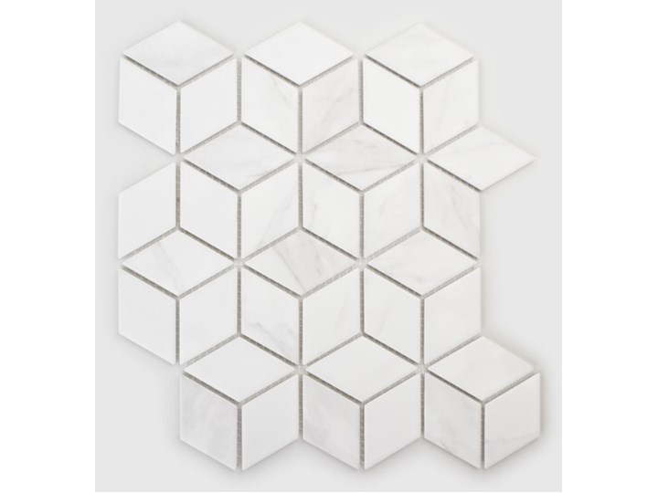 Płytka Diamond Marble Mat Matowy Płytki ścienne Wzór Marmur Mozaika Kafle Romb Powierzchnia Matowa
