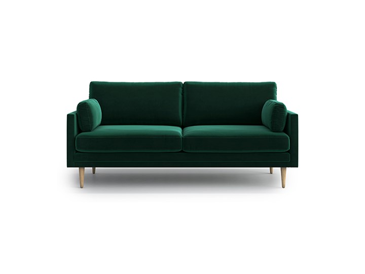 Sofa Emilly 3-osobowa, Bottle Green Szerokość 191 cm Głębokość 96 cm Wielkość Trzyosobowa