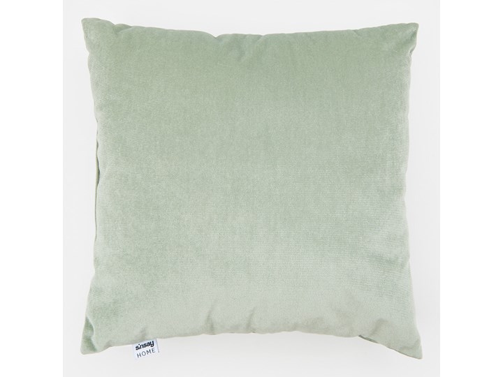 Sinsay - Poduszka dekoracyjna - Zielony 45x45 cm Pomieszczenie Salon Kwadratowe Kolor Szary