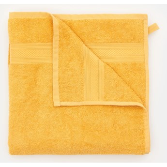 Sinsay - Ręcznik bawełniany - Żółty