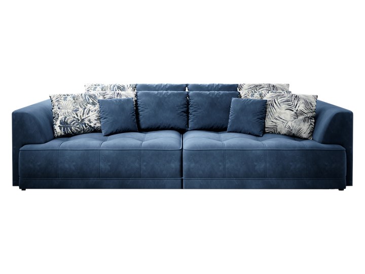 Wygodna sofa z wysuwanym siedziskiem BIGSOFA TIGA / kolory do wyboru Typ Gładkie Typ Pikowane