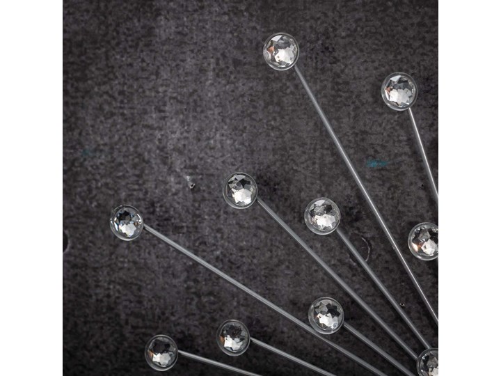 Dekoracja Space silver 48cm, 48×2×48cm Kolor Srebrny