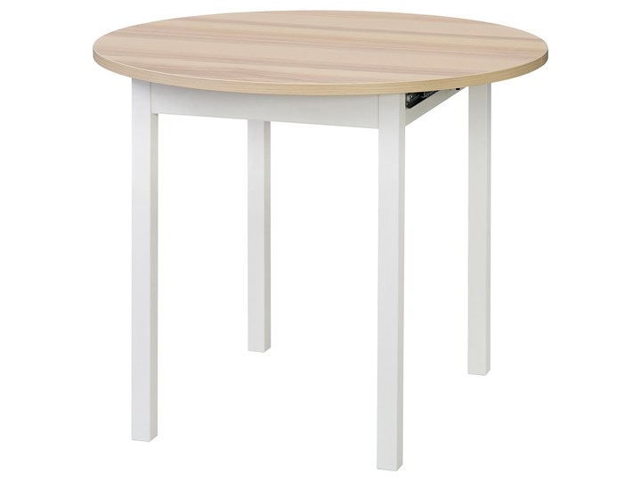IKEA GAPERHULT Stół rozkładany, jesion/biały, 90/120x90 cm Drewno Kategoria Stoły kuchenne Płyta MDF Wysokość 75 cm Rozkładanie Rozkładane