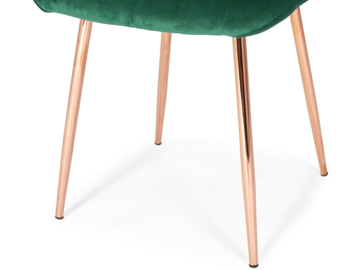 Stół BALTIMORE i 6 krzeseł SOFIA - zestaw do jadalni - brąz + zielony Kolor Brązowy Pomieszczenie Jadalnia