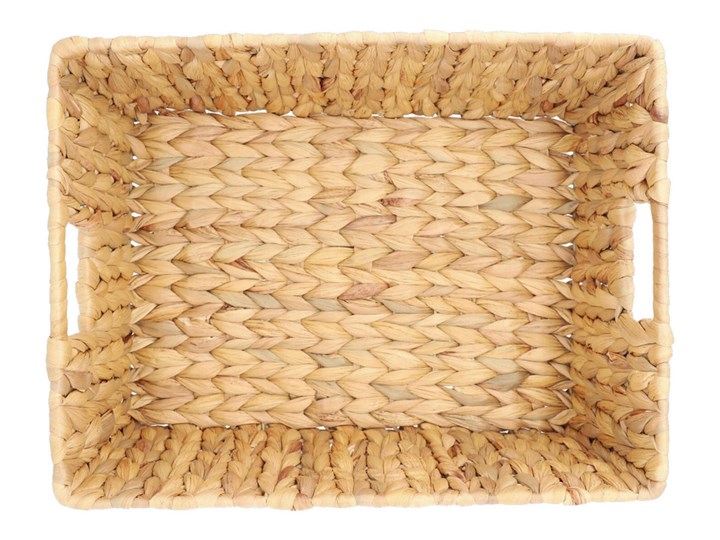 HYACINTH Kosz z hiacyntu wodnego 37x28x16 cm - Homla Kosze Kategoria Pudełka do przechowywania