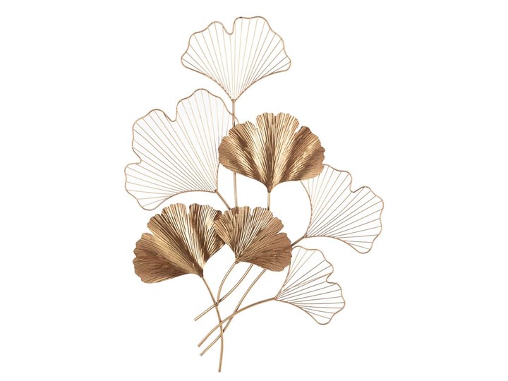 Dekoracja ścienna Golden Leaves 87cm, 63 x 4 x 87 cm