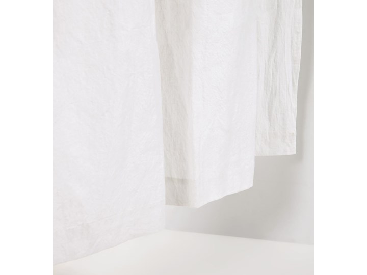 Zasłony Marja 140x270 cm bawełna i len - białe Typ Zasłony gotowe