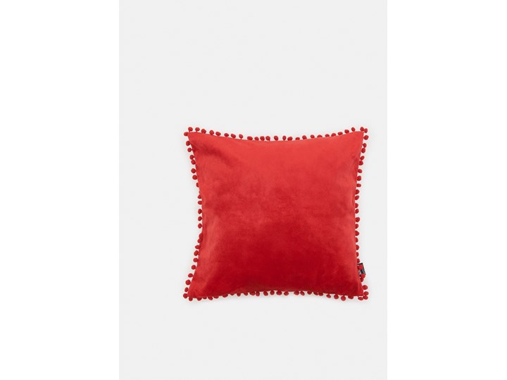 Sinsay - Poszewka na poduszkę - Czerwony Kwadratowe Poszewka dekoracyjna 40x40 cm Poliester Pomieszczenie Pokój nastolatka
