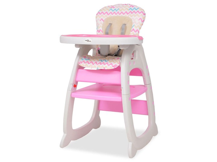 Różowe krzesełko dziecięce do karmienia 3w1 - Atis Kolor Różowy Kategoria Krzesełka do karmienia