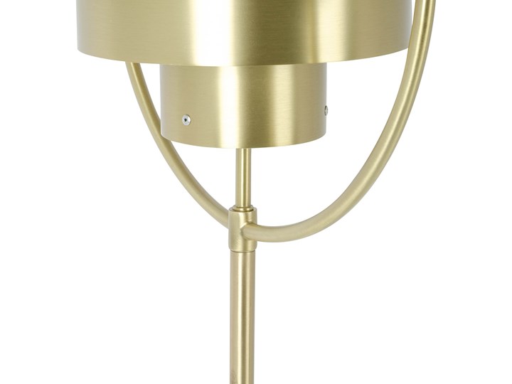 Lampa stołowa VARIA złota - stal węglowa Metal Lampa z kloszem Wysokość 55 cm Kolor Złoty Styl Vintage