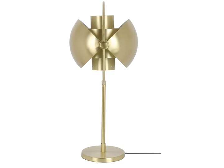 Lampa stołowa VARIA złota - stal węglowa Metal Lampa z kloszem Wysokość 55 cm Kolor Złoty