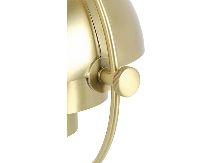 Lampa stołowa VARIA złota - stal węglowa Lampa z kloszem Wysokość 55 cm Metal Styl Glamour