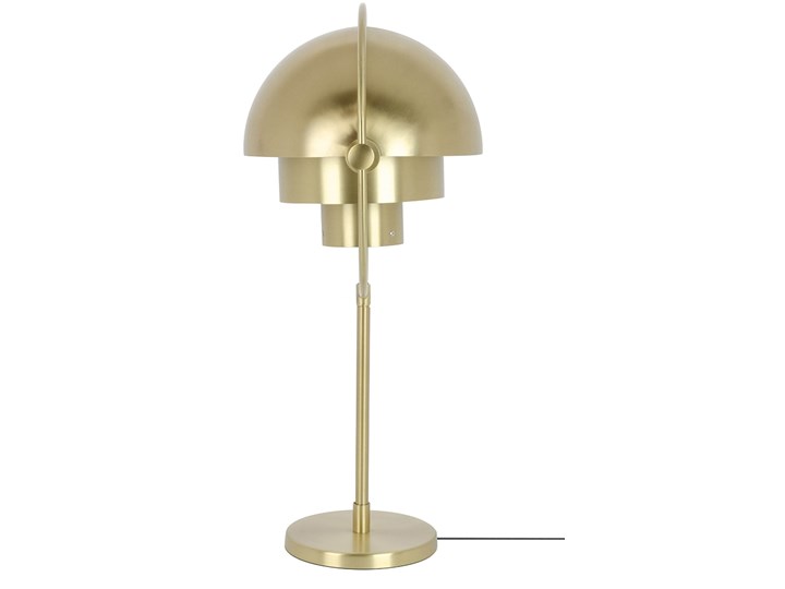 Lampa stołowa VARIA złota - stal węglowa Lampa z kloszem Metal Styl Glamour Wysokość 55 cm Styl Industrialny