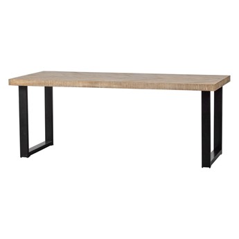 Stół z blatem z drewna mangowca WOOOD Tablo, 180x90 cm