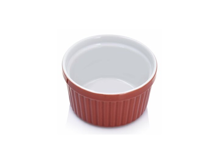Kokilka do zapiekania ramekin DUKA NORDIC 9 cm czerwona ceramiczna Kolor Czerwony Ceramika Naczynie do zapiekania Kategoria Naczynia do zapiekania