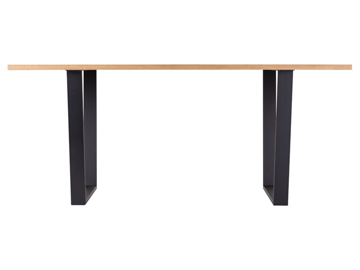 SELSEY Stół do jadalni Nettuno 120x90 cm Metal Średnica Wysokość 75 cm Drewno Styl Industrialny