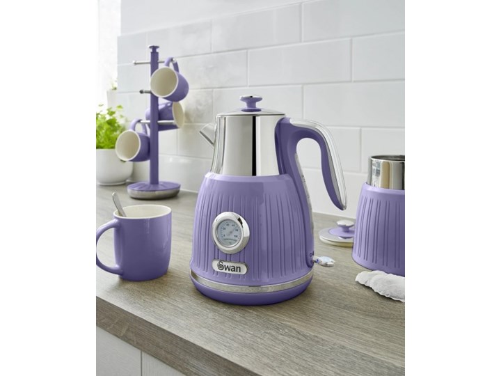 SWAN Retro Jug SK31040PURN Stal Pojemność 1,5 l Moc grzałki 3000 W